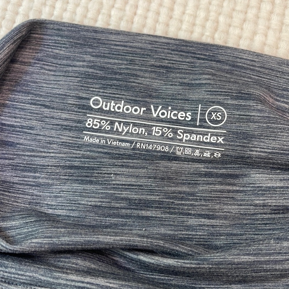 Full length outdoor voices leggings